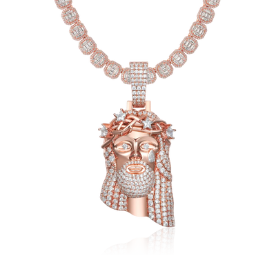 Stellar Radiance Jesus Pendant & Chain Set