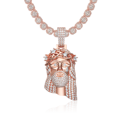 Stellar Radiance Jesus Pendant & Chain Set