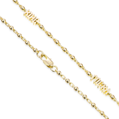 Custom Font/Name Round Ball Chain - 3mm