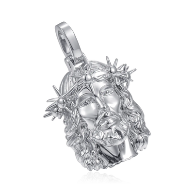 Jesus Piece Plain Gold Pendant - Micro