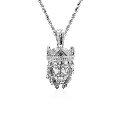Crowned in Mercy Jesus Pendant - 38mm