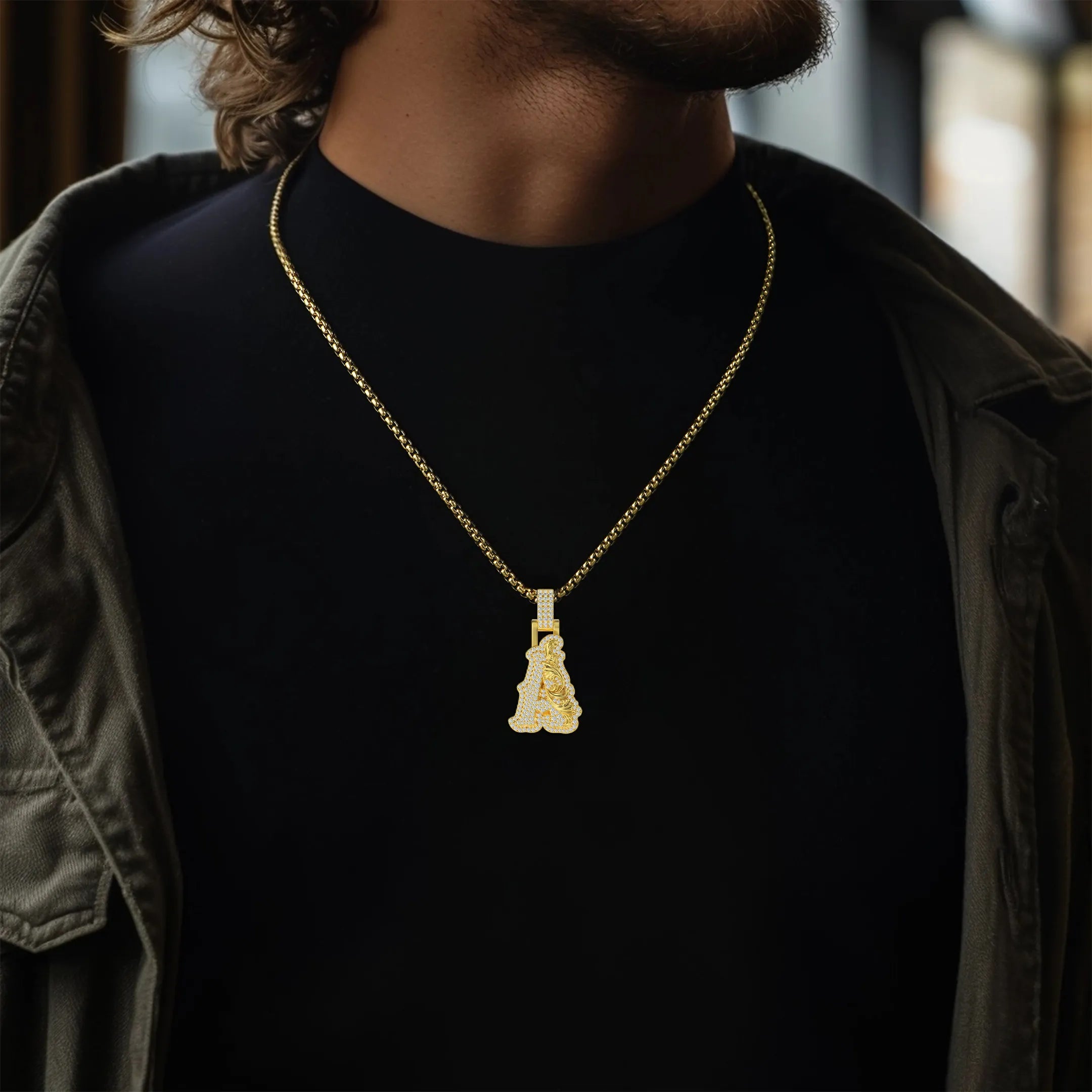 Custom Scroll Script Pendant – APORRO