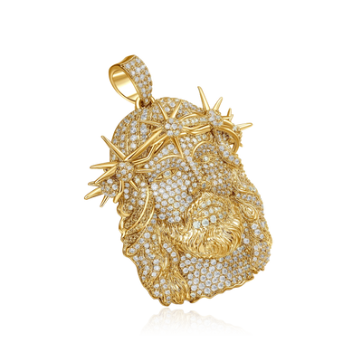 Jesus Piece Fully Iced Pendant
