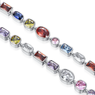 Infinity Gem Interlaced Necklace Chain - 6mm