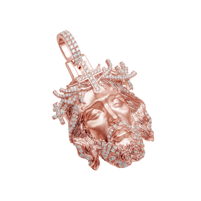 Moissanite Jesus Piece Iced Pendant