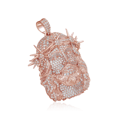 Jesus Piece Fully Iced Pendant