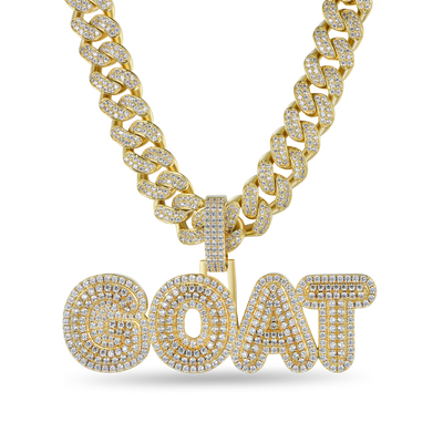 Custom Bubble Font Pendant