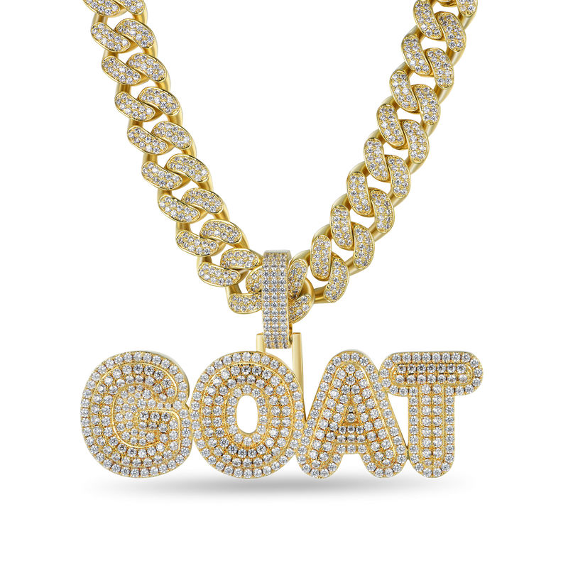 Custom Bubble Font Pendant - APORRO