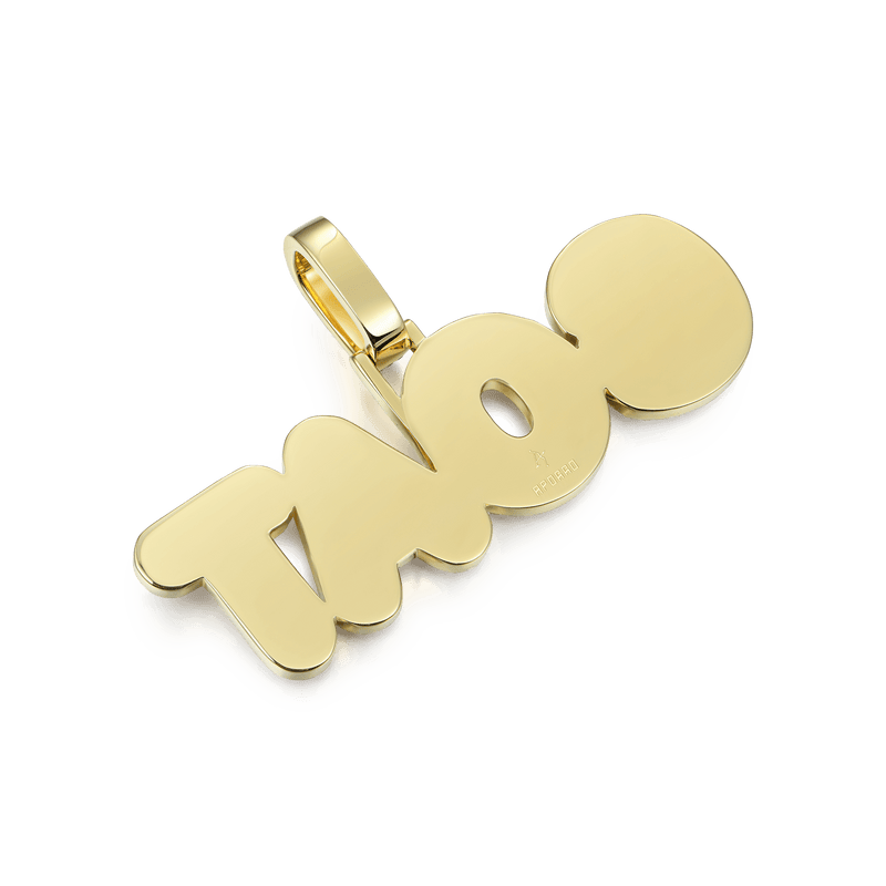 Custom Bubble Font Pendant - APORRO