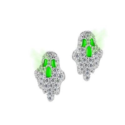 S925 Ghost Stud Earrings