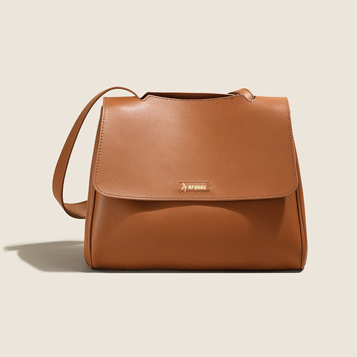 Classic Leather Handbag with Multiple Pockets Perfect for work & weeke - APORRO