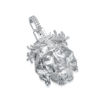 Moissanite Jesus Piece Iced Pendant
