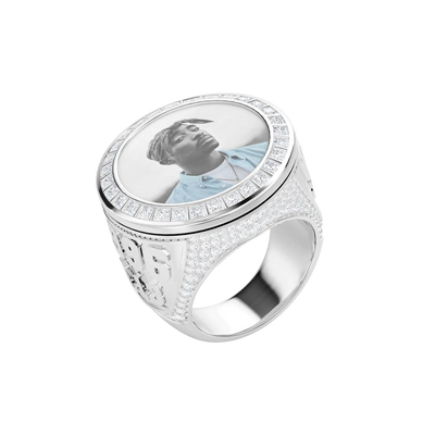 Custom Rotating Photo Championship Ring