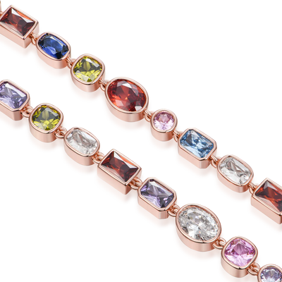 Infinity Gem Interlaced Necklace Chain - 6mm