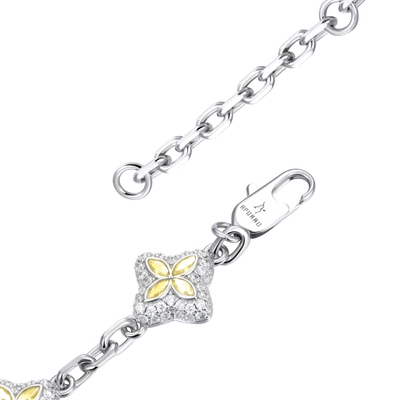 Cuban & Clover Bracelet Set