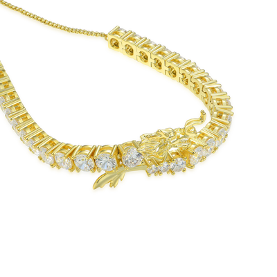 WONG Dragon Tennis Bracelet - 5mm