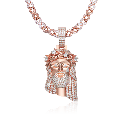 Stellar Radiance Jesus Pendant & Chain Set
