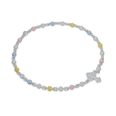 Iced Cross Ball Chain