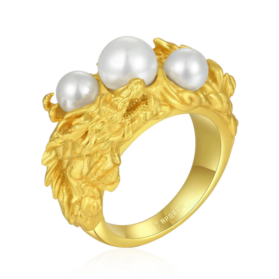 WONG Dragon Pearl Ring
