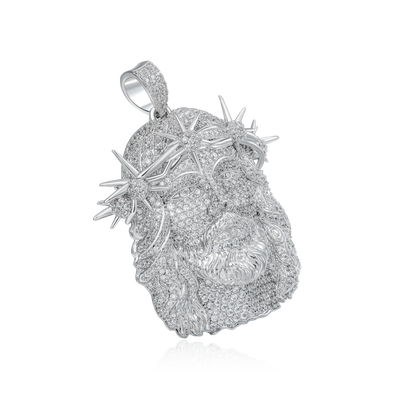 Jesus Piece Fully Iced Pendant