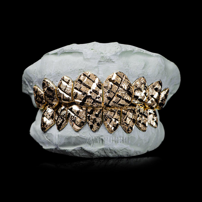 Custom Diamond Cut with Diamond Dust Grillz