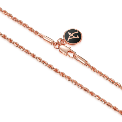 Rope Chain in Rose Gold - 4.5mm