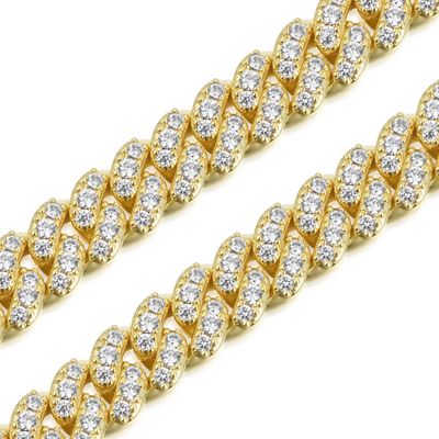Round Cut Cuban Link Bracelet - 6mm