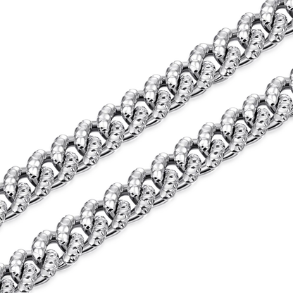 WONG Dragon Box Clasp Miami Cuban Curb Bracelet - 10mm