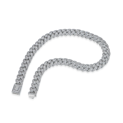 15mm Diamond Gold Paisley Cuban Link Chain - Urban Jewelry – APORRO