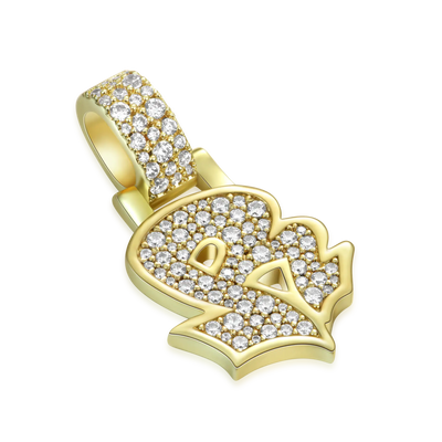 Custom Graffiti Font Letter Pendant - 20mm