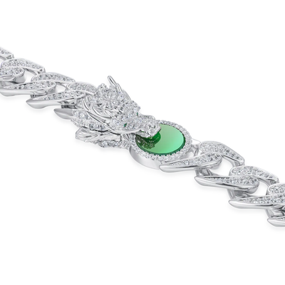 WONG Ⅱ Ridge Iced Out Cuban Chain - 12mm