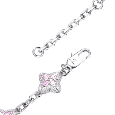 Pink Luminous Clover Trio Set