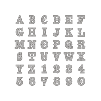 30MM Star Font Pendant