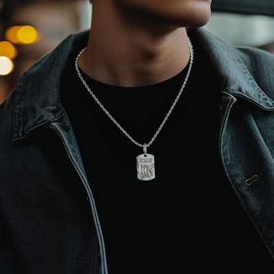 Zodiac Dog Tag Pendant