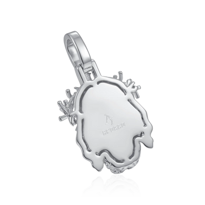 Jesus Piece Plain Gold Pendant - Micro