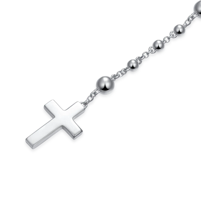 Custom Adjustable 14k Gold Virgin Mary Rosary Necklace