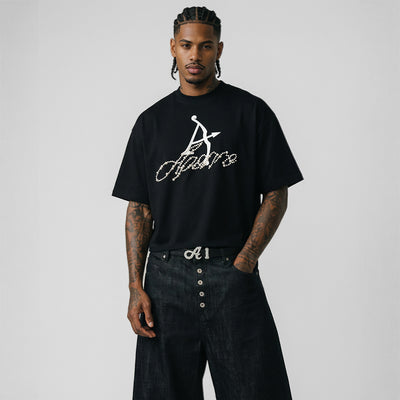 APORRO Pearl Script Archer Tee