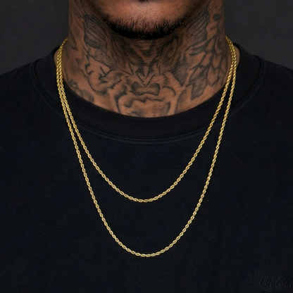 2.5mm Adjustable Rope Chain Layer Set