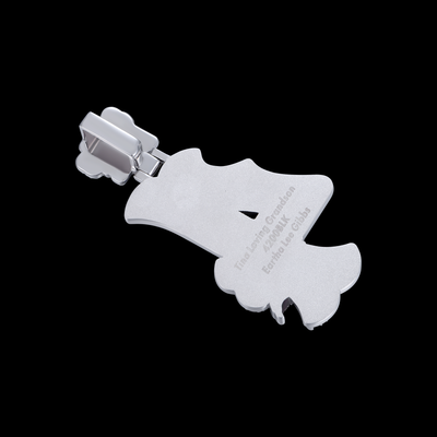 APORRO Premium Custom Iced 4 Layers Number 4 Pendant