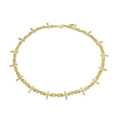 Cross Of Thorns Infinity Chain - 6mm
