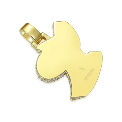 Custom 3D Bold Graffiti Font Letter Pendant - 38mm