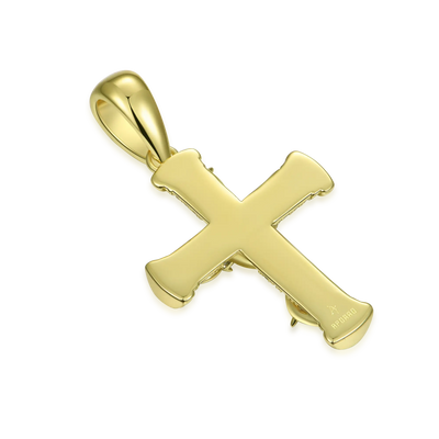 Roman Pillar Thorn Cross Pendant