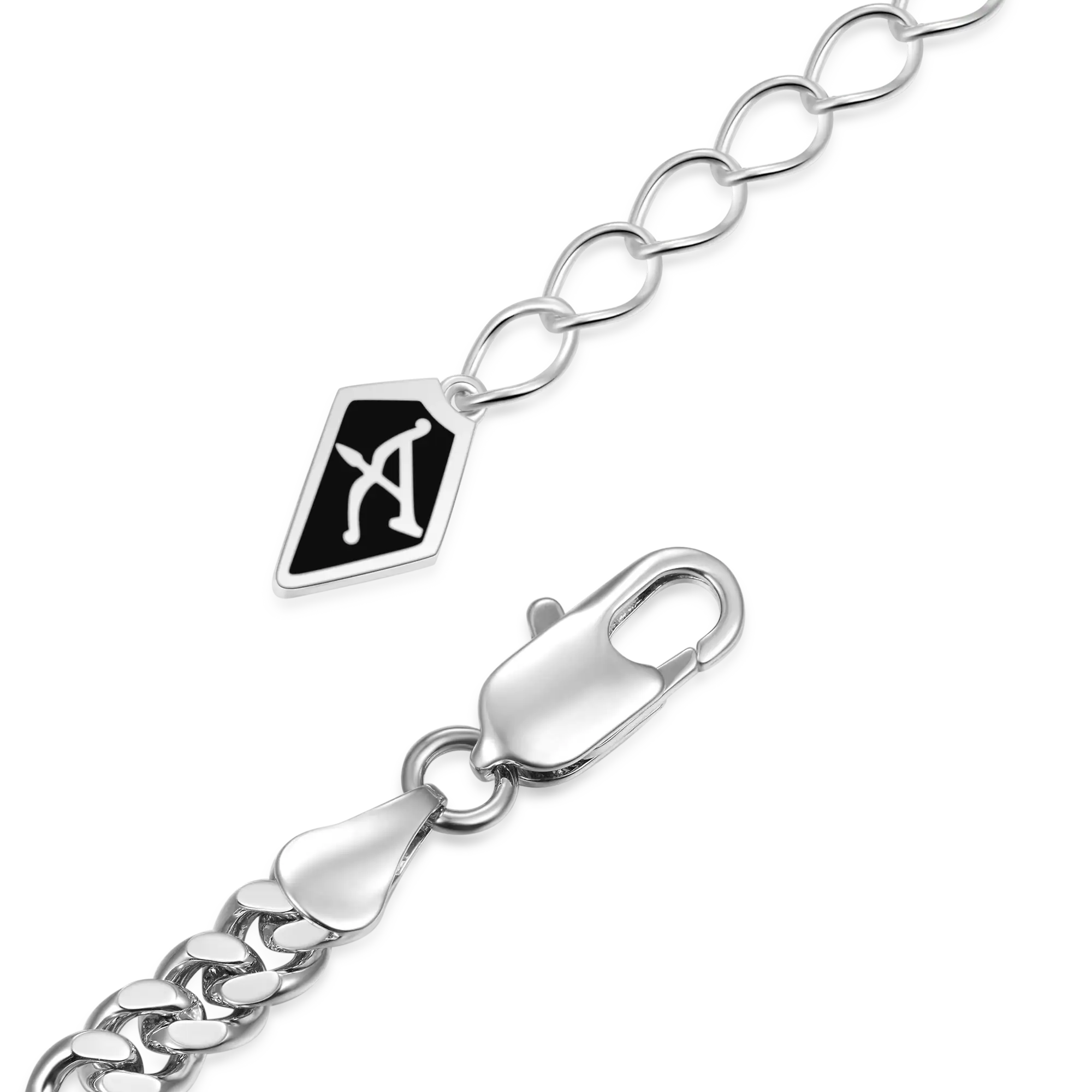 Fleur de lis Adjustable Cuban Bracelet - 4mm [Ship To The US Only]