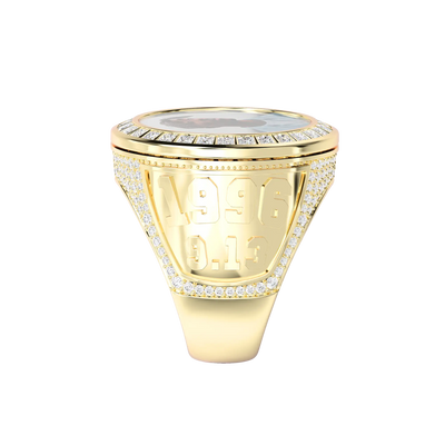 Custom Rotating Photo Championship Ring