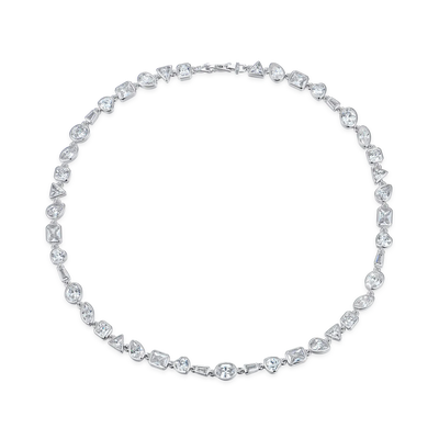 Mixed Shape Gemstone Bezel Chain - 6mm