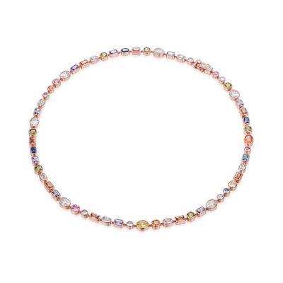 Infinity Gem Interlaced Necklace Chain - 6mm