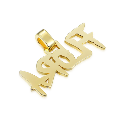 Custom Coke Boys Font Name Pendant