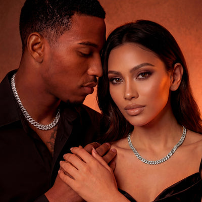 Couple Cuban Chain Set
