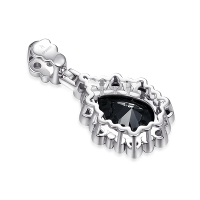 Enigma Black Teardrop Pendant