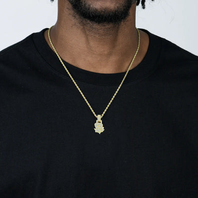 Custom Graffiti Font Letter Pendant - 20mm